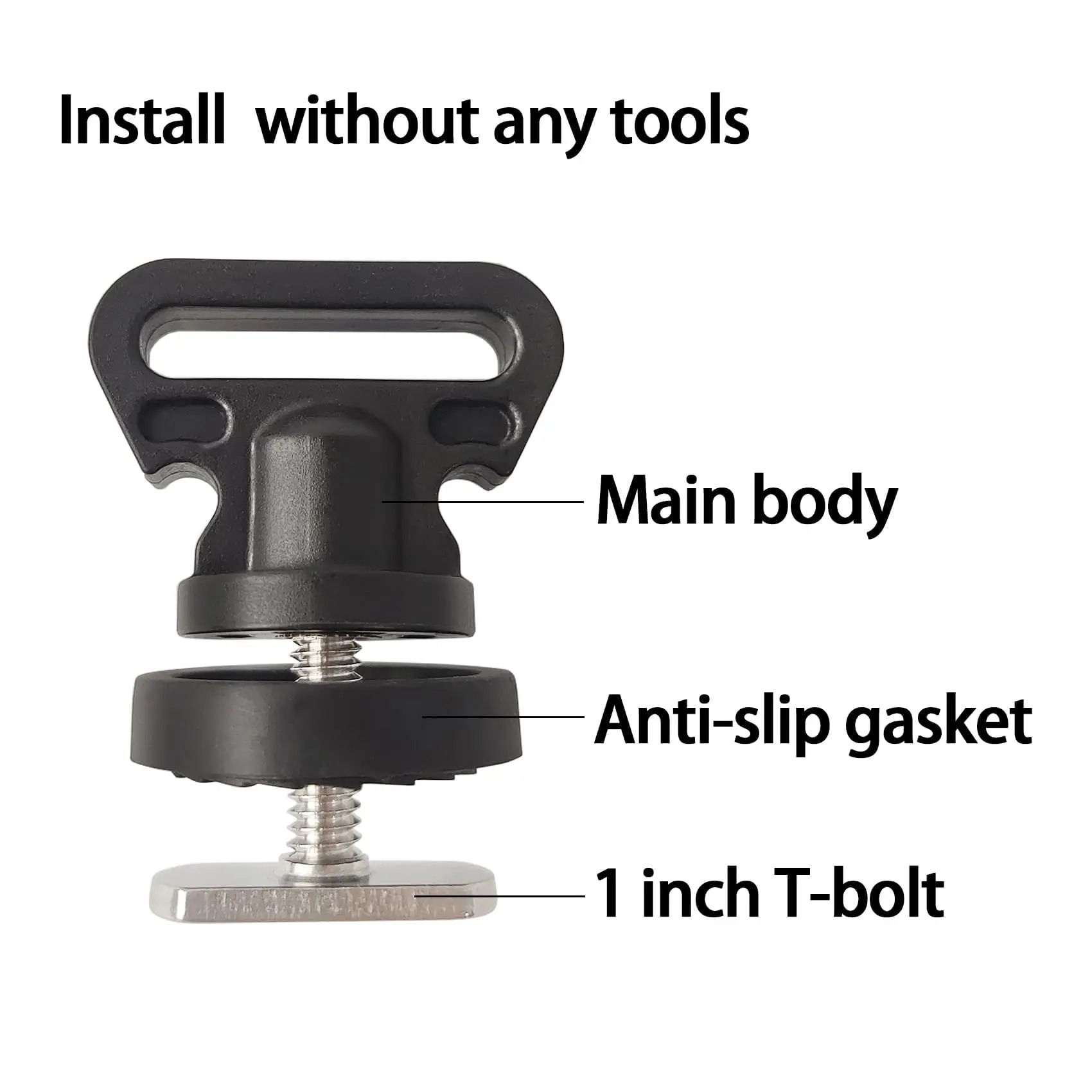 Fishing Kayak Anchor - Kayak Askı Bağlantı Aparatı Yatay/Dikey Bağlantılar
