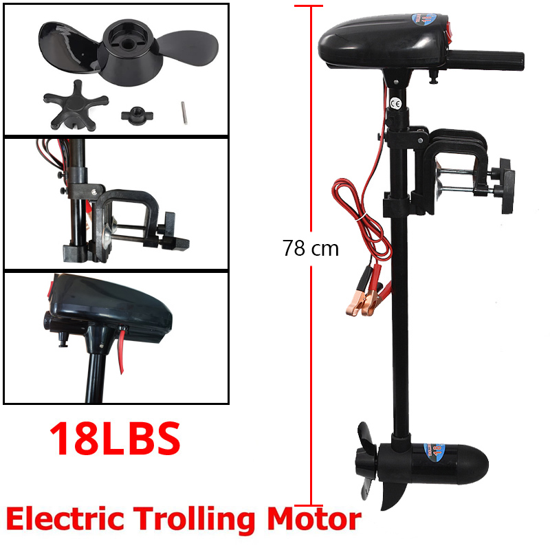 Elektrikli Tekne Motoru 18LBS/ - Fishing Kayak Trolling Motor incelemesi ve fiyatı